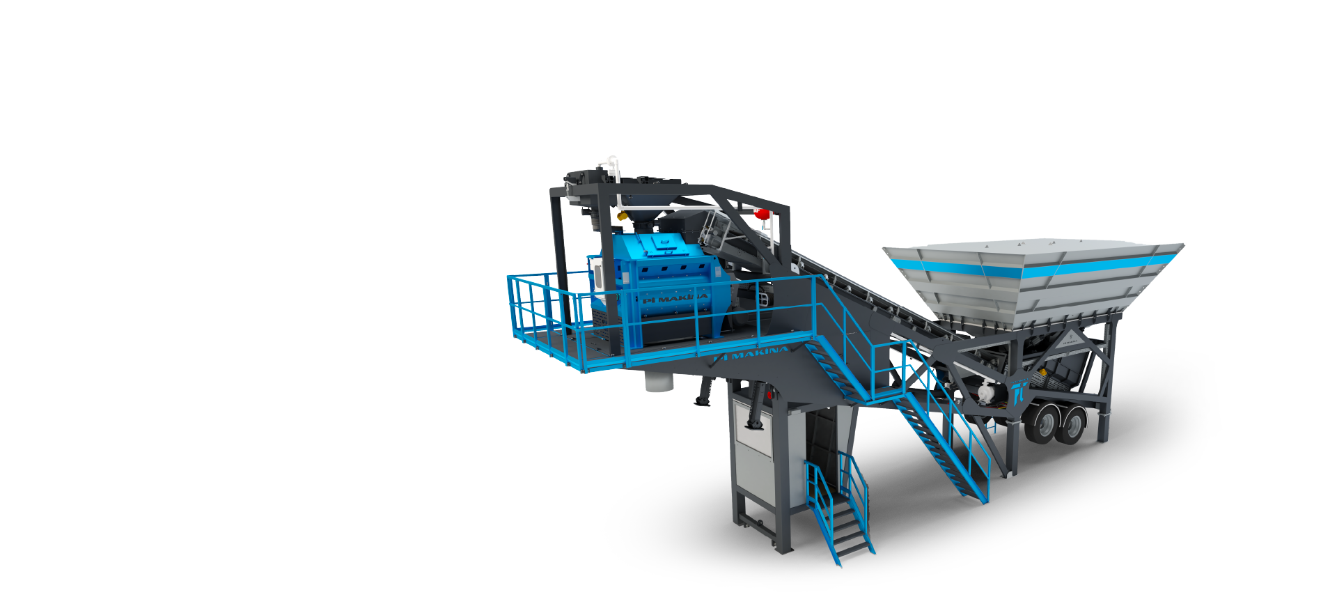 Mobile Concrete Plant Pi Makina