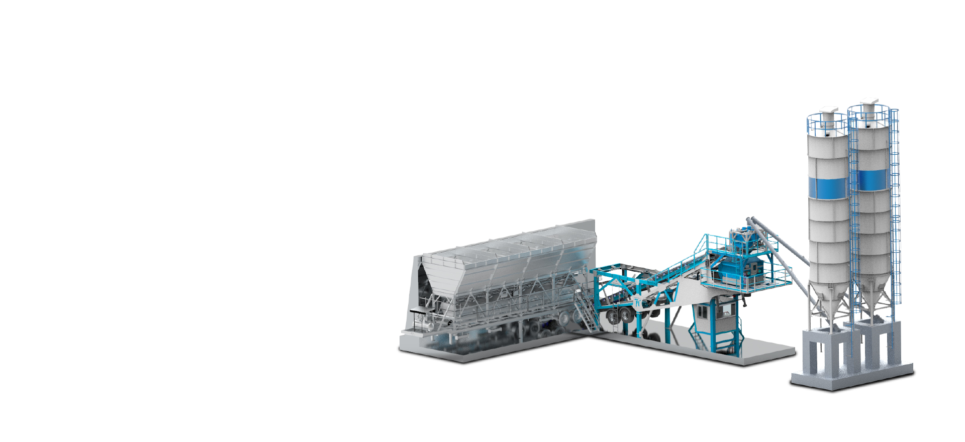 Mobile Concrete Plant Pi Makina