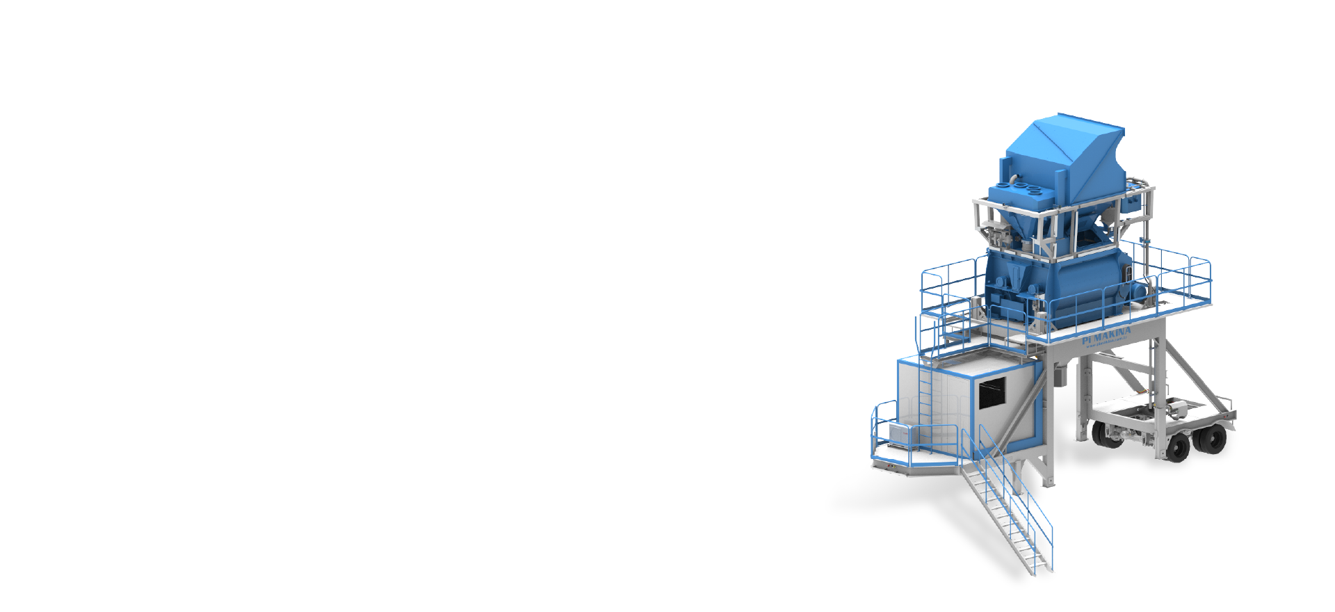 Mobile Concrete Plant Pi Makina